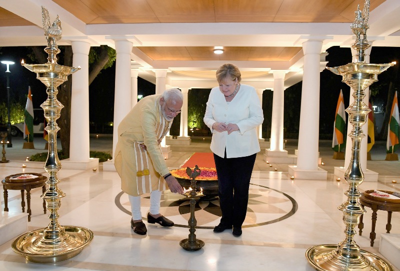 Angela Merkel visits India