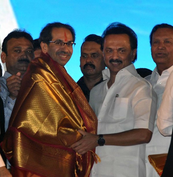 Uddhav Thackeray takes oath as Maharashtra CM, Mukesh and Neeta Amabani attend