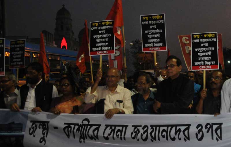 India protests Pulwama attack