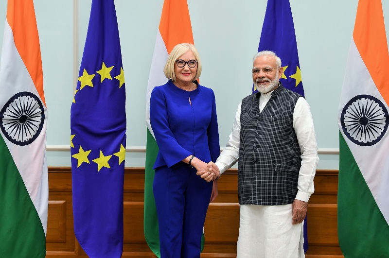 European Union delegation members meet PM Narendra Modi 