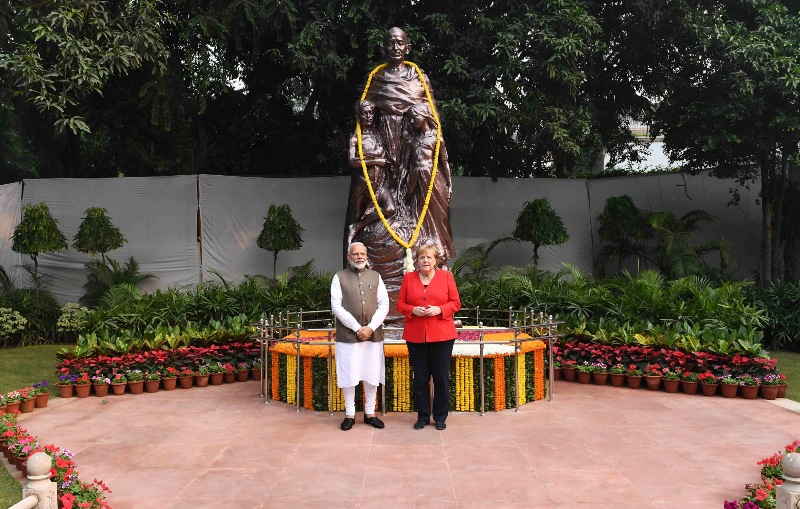 Angela Merkel visits India