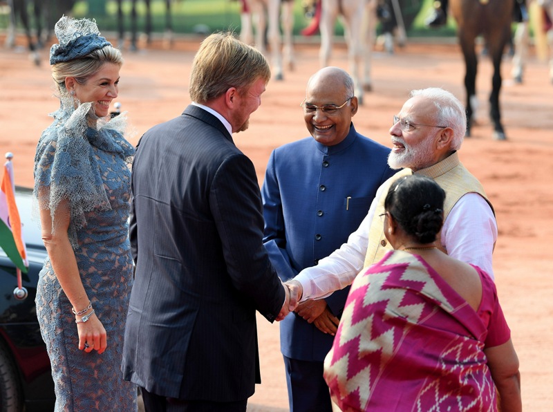 King Willem-Alexander and Queen Maxima of Netherlands pay homage to Mahatma Gandhi