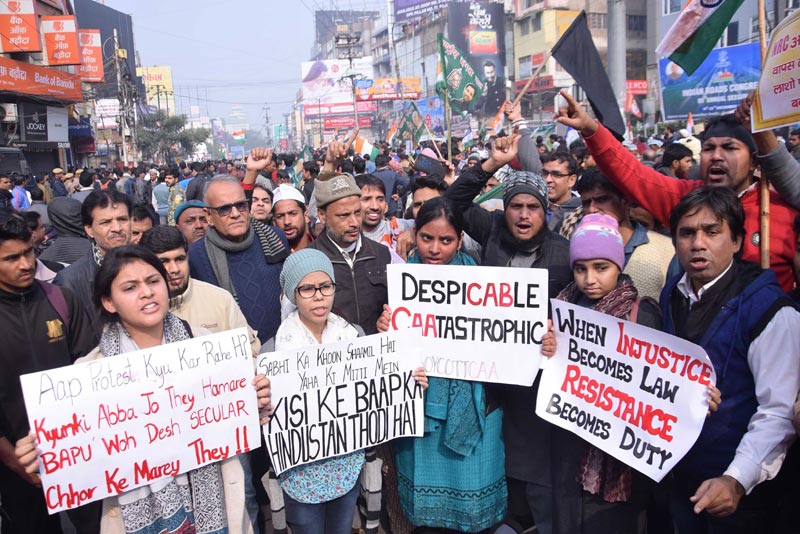 CAA protests roil India