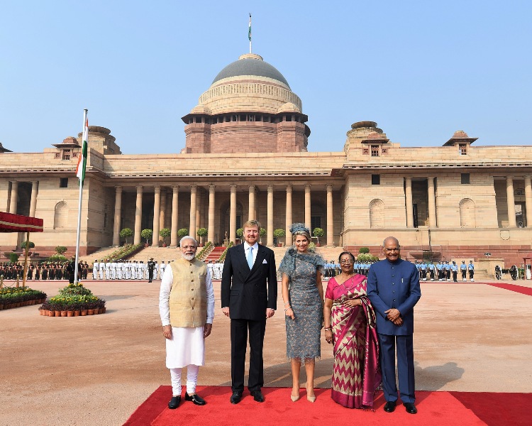 King Willem-Alexander and Queen Maxima of Netherlands pay homage to Mahatma Gandhi