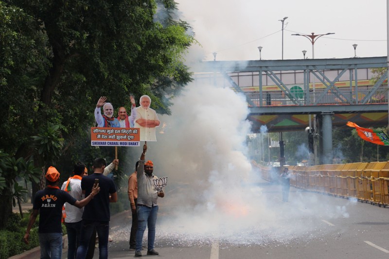 Lok Sabha Elections: Counting of votes progress in India on May 23