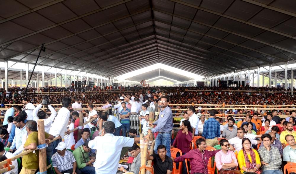 PM Narendra Modi addresses rally at brigade in Kolkata