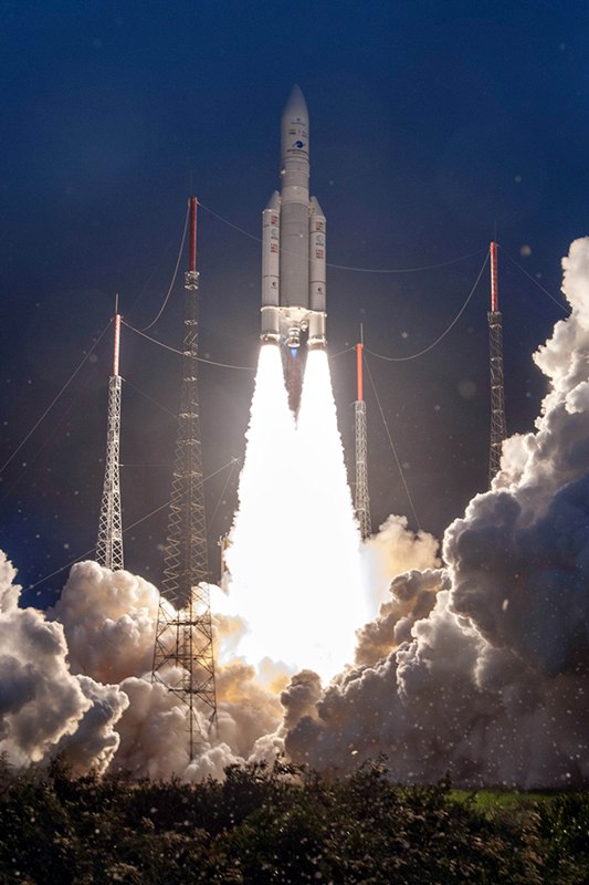 Ariane 5VA-251 carries India's Communication Satellite GSAT 30 