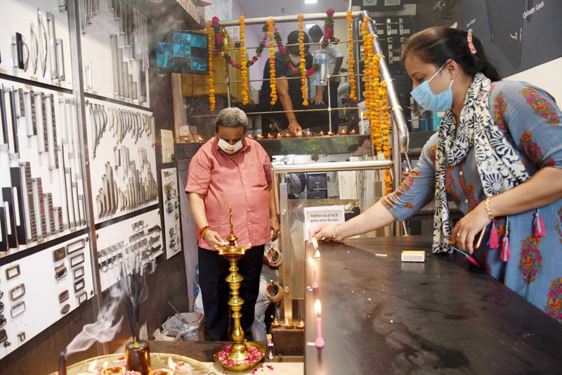 Celebration of foundation stone laying ceremony of Ram Mandir