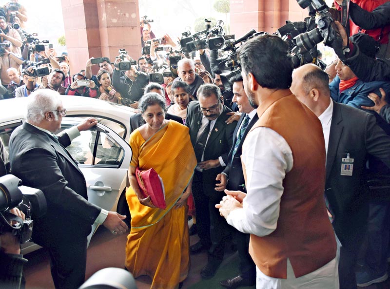 Nirmala presents Union Budget
