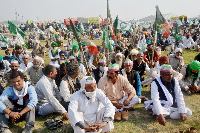 Farmers protest against Centre’s new farm laws