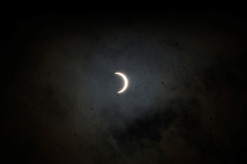 Glimpses of the Solar Eclipse
