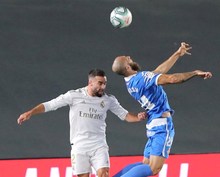 Glimpse of Spanish League Football match 