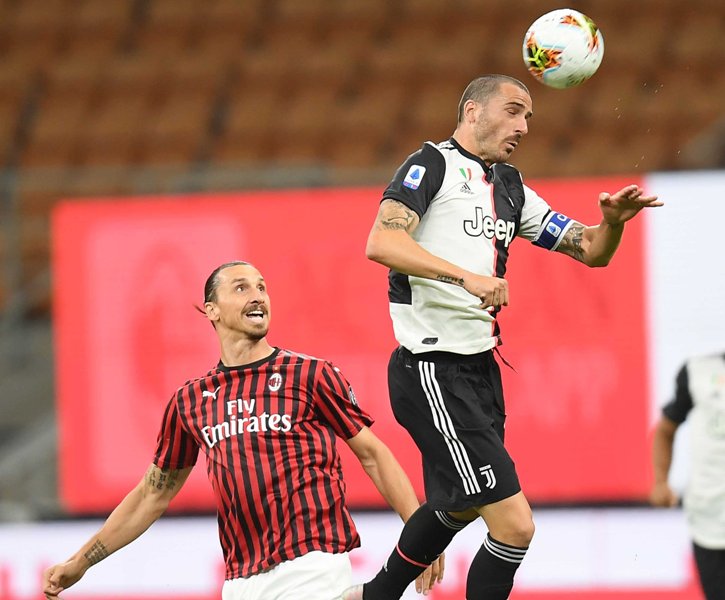 Italian Serie A football match between AC Milan and Juventus