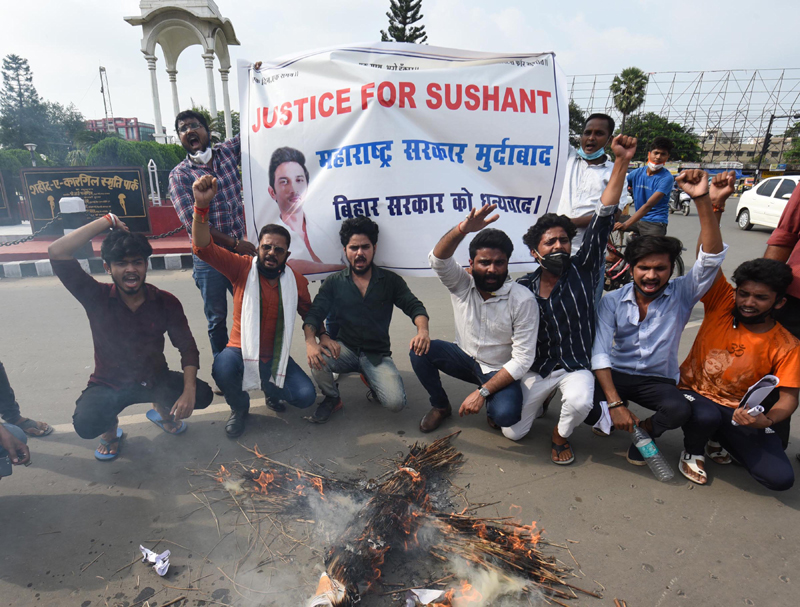 Protests demanding CBI probe into Sushant Singh Rajput’s death