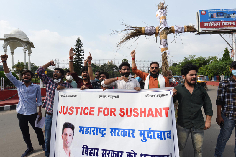Protests demanding CBI probe into Sushant Singh Rajput’s death