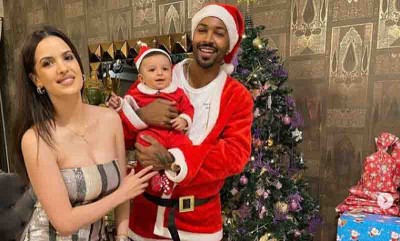 Hardik Pandya enjoys Christmas with family 