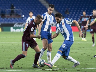La Liga league match between RCD Espanyol and RC Celta