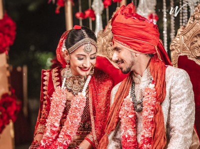 Cricketer Yuzvendra Chahal ties nuptial knot with Dhanashree Verma