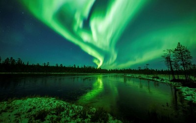 Tel Aviv enjoys the dancing Northern Lights thanks to Visit Rovaniemi