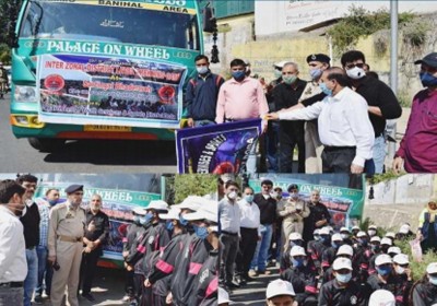 Jammu and Kashmir: SSP Doda flags-off 50 girls on inter-zonal district level trekking expeditions