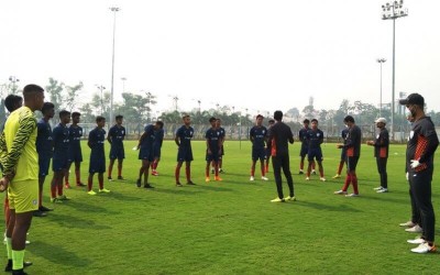Indian Arrows arrive in Kolkata for IFA Shield