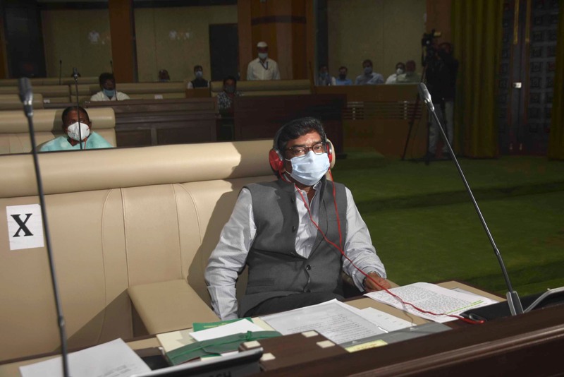 Jharkhand CM Hemant Soren at assembly