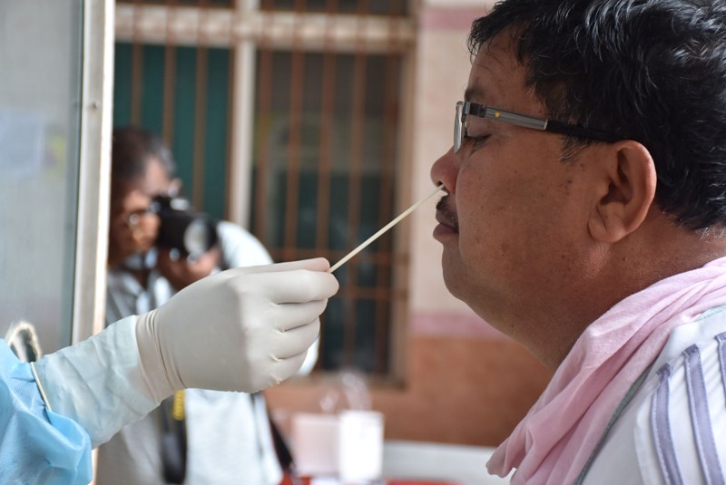 Coronavirus test in Ranchi
