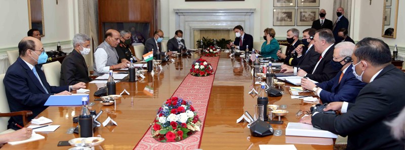 India-USA 2+2 dialogue in New Delhi