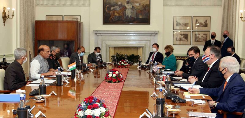 India-USA 2+2 dialogue in New Delhi