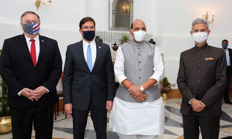 India-USA 2+2 dialogue in New Delhi