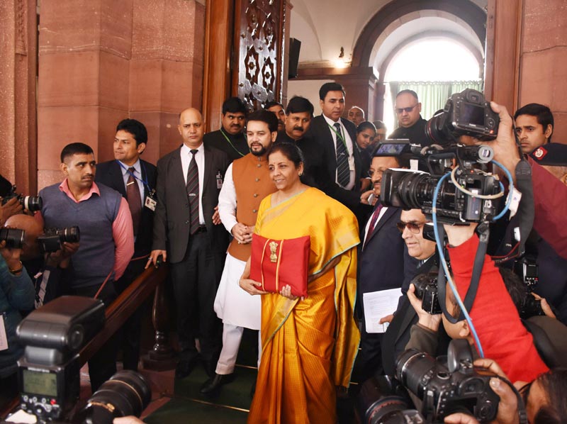 Nirmala presents Union Budget