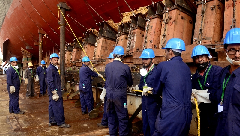 GRSE built first Project 17A stealth frigate ship 'Himgiri' launched in Kolkata