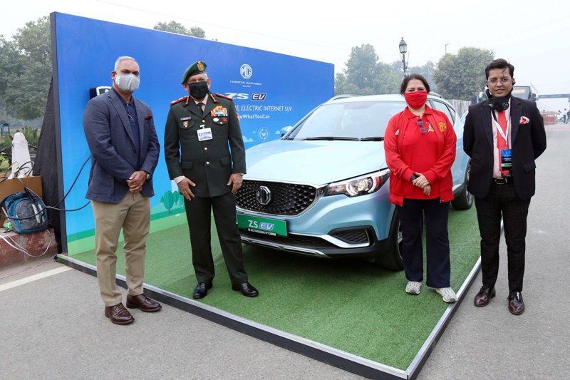 CDS Bipin Rawat attends flag off ceremony of MG ZS