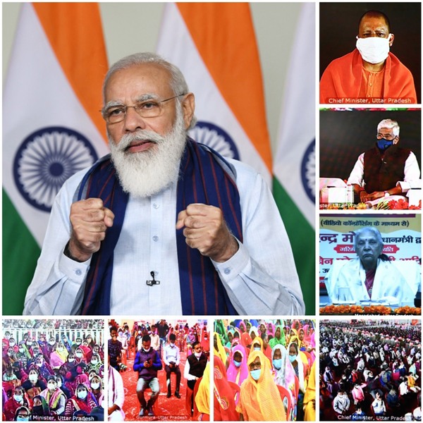 Prime Minister Narendra ModI in  Uttar Pradesh