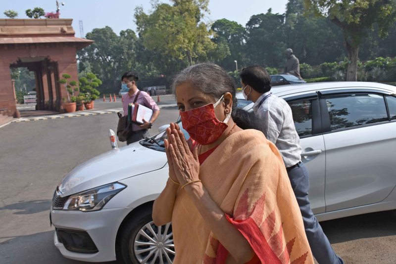 Several Indian MPs outside Parliament