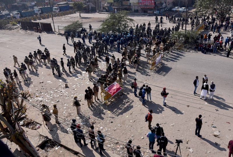 Delhi Chalo farmers reach Singhu border