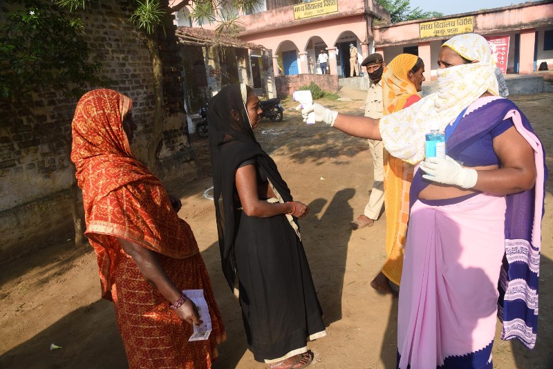 First phase of Bihar poll underway