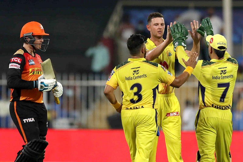 IPL 2021: CSK defeat SRH by 6 wickets, reach playoff stage