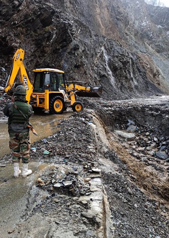 Snowfall in Jammu and Kashmir