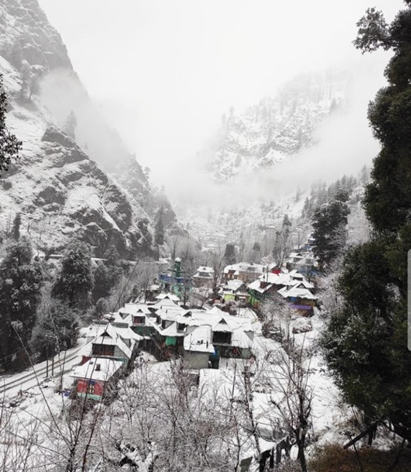 Snowfall in Jammu and Kashmir