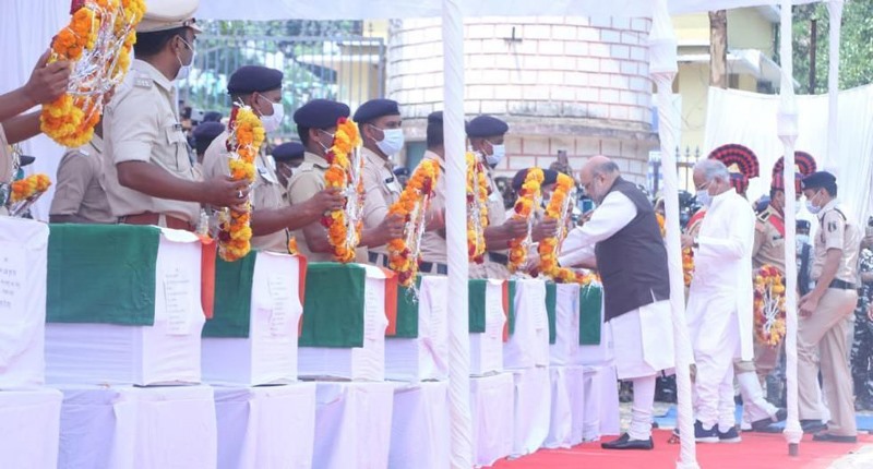 Amit Shah pays tribute to CRPF personnel martyred in Bijapur