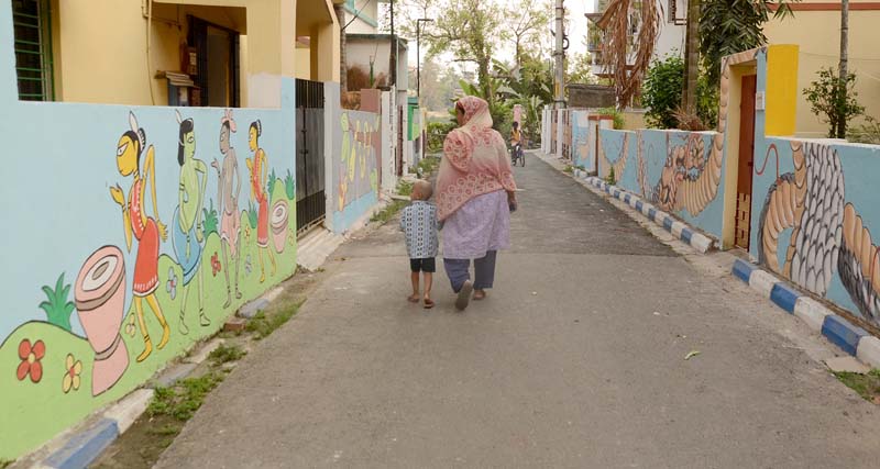 Where walls breathe art