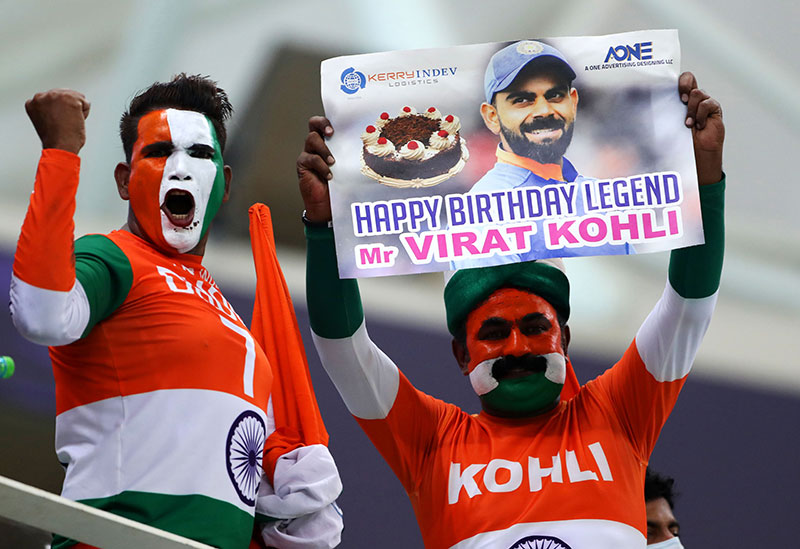 Glimpses of ICC T20 India-Scotland Match