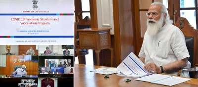 PM Narendra Modi reviews COVID-19 Pandemic situation and Vaccination Program in India