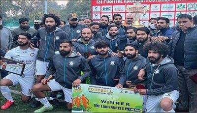 J&K Bank FC wins the Positive Kashmir Championship
