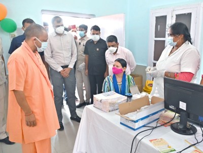 Yogi Adityanath launches special drive to vaccinate 1 cr people in UP this month