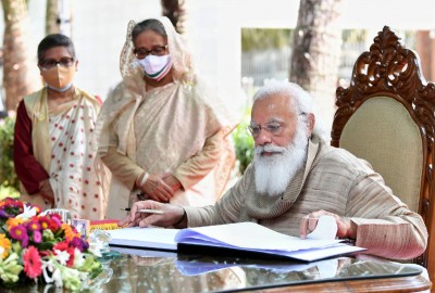 Narendra Modi-Sheikh Hasina hold talks focusing on Covid-19 cooperation, trade, connectivity