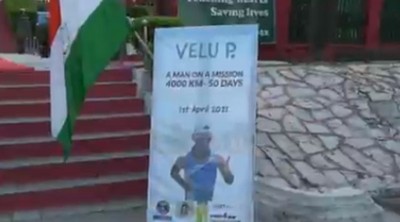 Indian Army man starts mission to run between Kashmir to Kanyakumari within 50 days