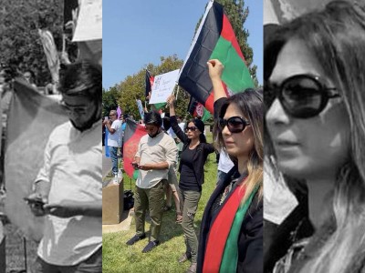 Thousands of Afghanistanis demonstrate against Taliban in California