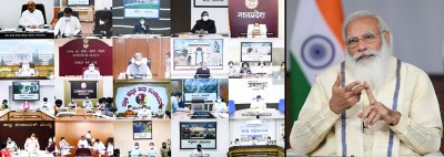 PM  Narendra Modi interacts with state, district officials on COVID-19 situation